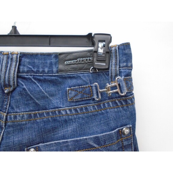 Armani Emporio Mens Jeans Size 32 (34x31) Blue Denim Relaxed Fit Straight Leg - Picture 15 of 16